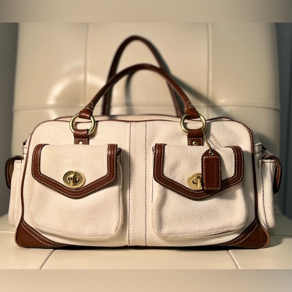 Coach Handbags - Hard to find - Coach Cotton Twill Gallery Satchel #1875